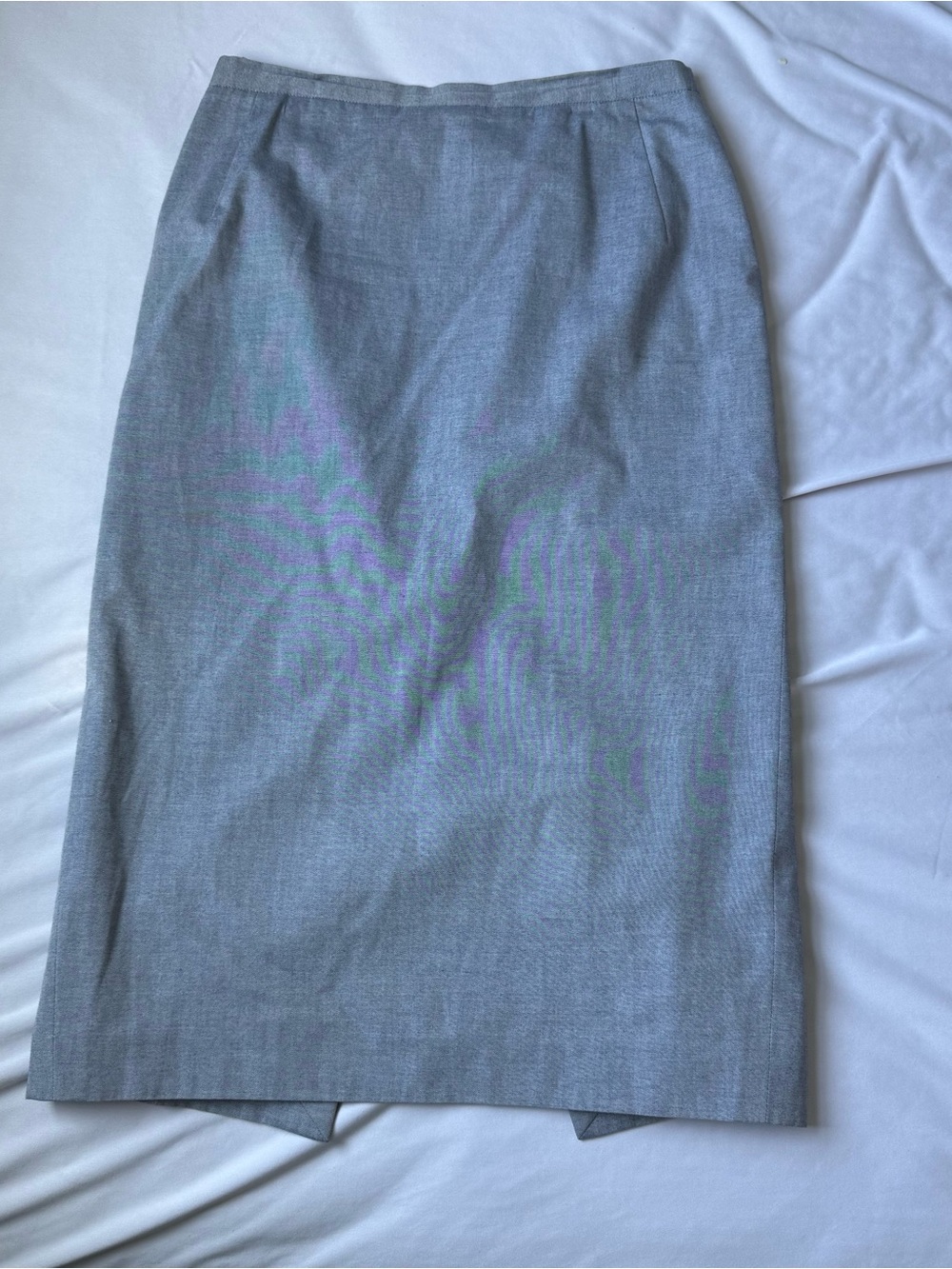 Burberry Grey Pencil Skirt